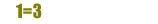 1=3